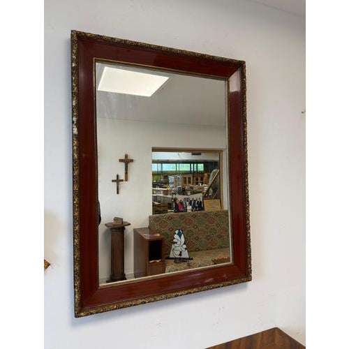 Biedermeier Wall Mirror in Walnut For Sale - Image 15 of 15