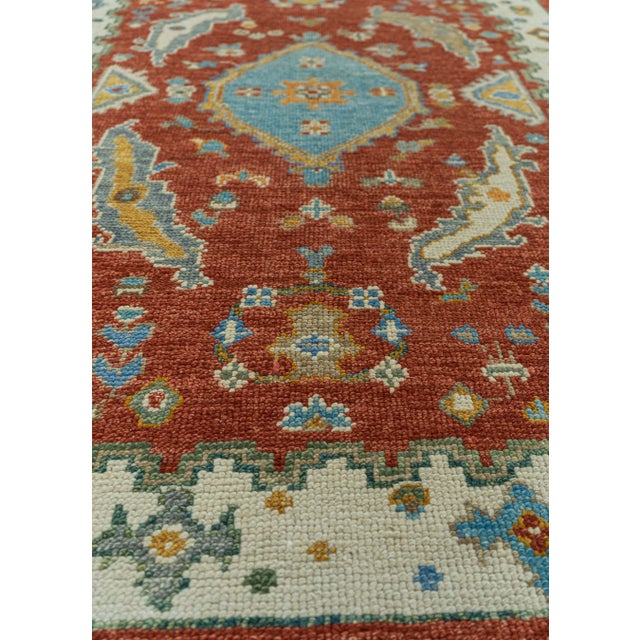 Turkish Oushak Rug 3'10"x 5'10" #19548 Explore a curated collection of hallway runners, wool rugs, and handmade...