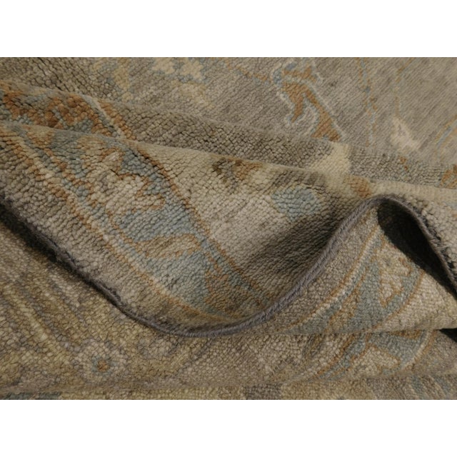 Gray Hand Knotted Wool Pile on Cotton Foundation Rug. 8'1"x 10' For Sale - Image 8 of 18
