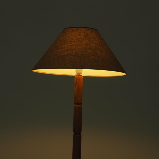 Mid-Century Wooden Floor Lamp from Aneta Växjö, 1960s For Sale - Image 12 of 18
