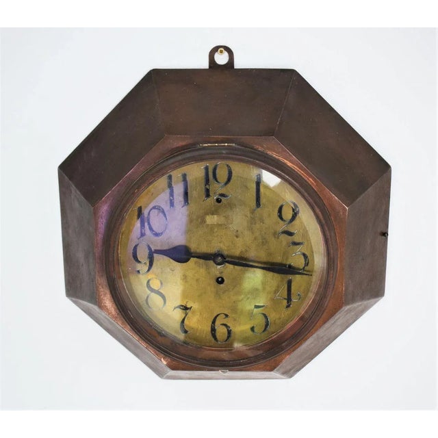 Large Antique Wall Clock by Adolf Loos For Sale - Image 4 of 8