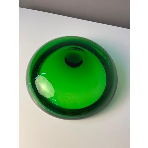 Glass 17792 Bowl in Green Glass by Per Lütken for Holmegaard For Sale - Image 7 of 11