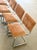 Chrome 1970s Chrome Cantilevered Dining Chairs in Chenille For Sale - Image 8 of 10