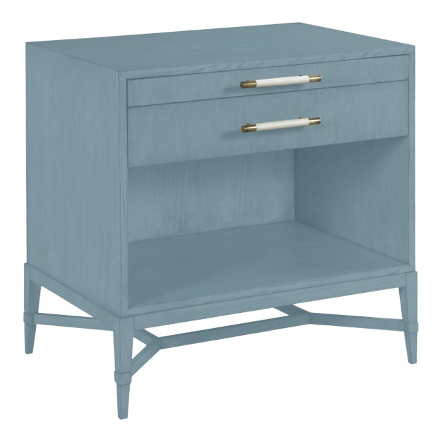 Shea Bedside Table, Chiswell Blue For Sale