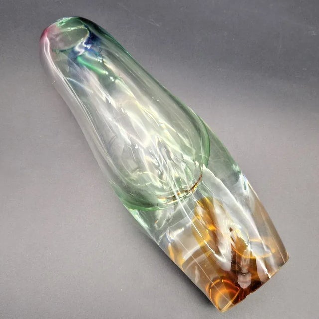 1960s Madorious Glass Vase by Josef Rozinek for Borske, 1960s For Sale - Image 5 of 10
