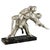 Tango, an Art Deco bronze sculpture of cubist dancers Pierrot and Colombine by Thomas Cartier, France 1930. The bronze has...