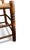 Wood Antique Turned Ladderback Rush Seat Chair — Warm Patina, Classic Farmhouse Style For Sale - Image 7 of 7