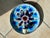 Ceramic Wall Plate Candleholder with Abstract Floral Decoration and Crackle Glaze by Jette Hellerøe, Denmark, 1970s For Sale - Image 14 of 15