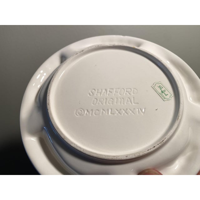 Shafford China Mid 20th Century Shafford 3D Shrimp/Lobster Tail Appetizer Plates- Set of 6 For Sale - Image 4 of 5