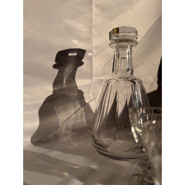 Vintage Harcourt Crystal Liqueur Set from Baccarat, 1836, Set of 9 For Sale - Image 6 of 8