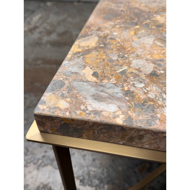 Stone Gray Bassett Furniture Square Stone Top End Tables, Pair For Sale - Image 8 of 12