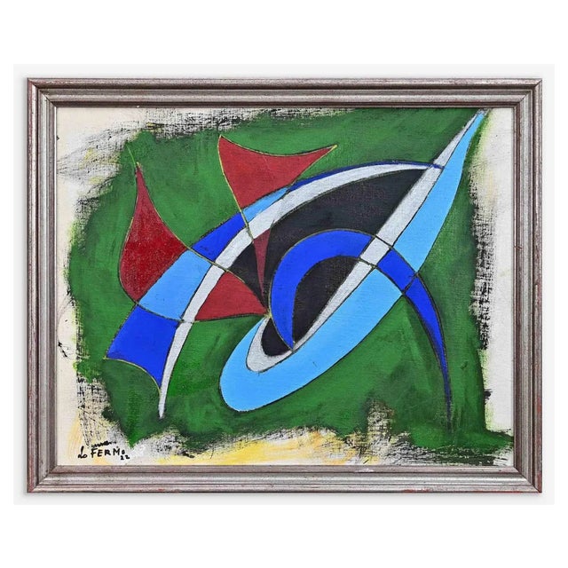 Giorgio Lo Fermo, Homage to Futurballa, Original Oil on Canvas, 2022 For Sale