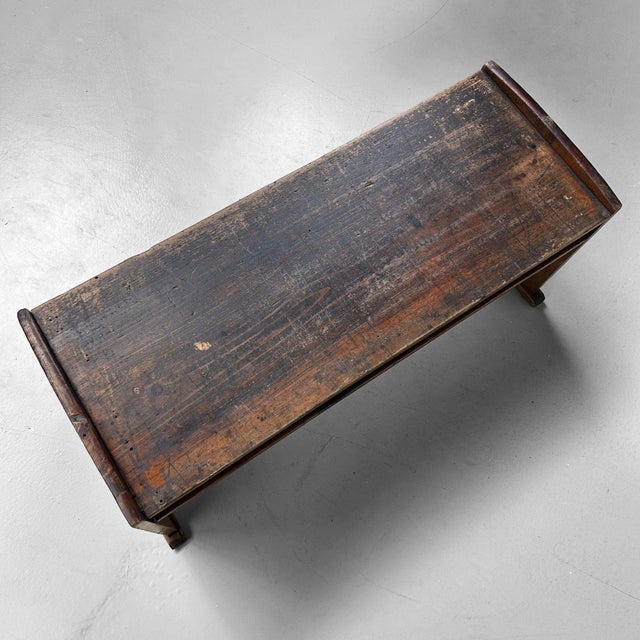 Japanese Minimalist Writing Desk, 1920s For Sale - Image 11 of 15