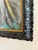 1980s Vibrant Pastel Landscape in Vintage Leaf Motif Frame For Sale - Image 4 of 6
