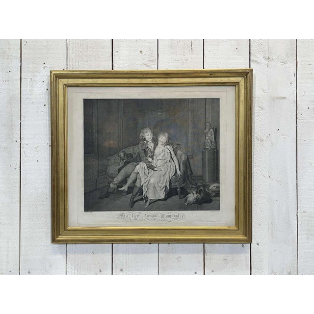 After Boilly, The Lesson of Marriage Union, 19th Century, Engraving, Framed For Sale - Image 11 of 11