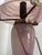 Vintage Pink Glass Table Lamp Mushroom Lampshade and Blown Glass Base, 1950s For Sale - Image 6 of 10