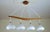Swedish Teak and Glass Four Light Hanging Lamp, 1960s For Sale - Image 13 of 13