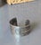 Mid Century Egyptian cuff made of Bedouin silver, high-quality and STRONG. Scenery depicts Cleopatra and quintessential...