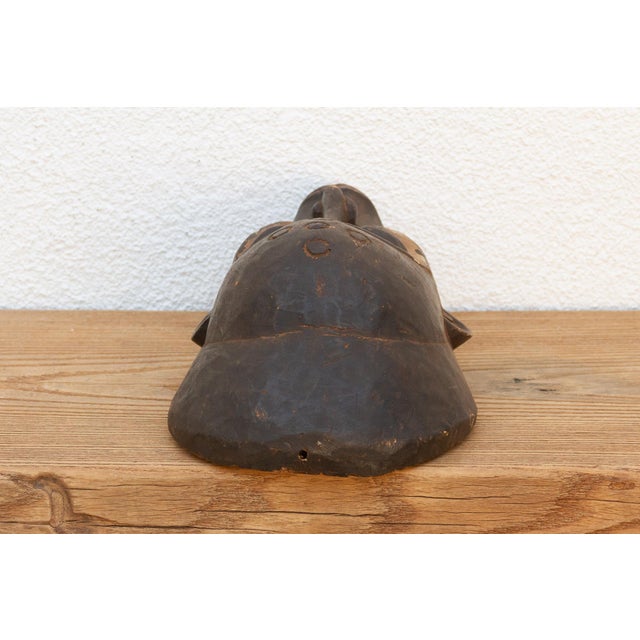 Wood Carved Wood African Tribal Mask For Sale - Image 7 of 9