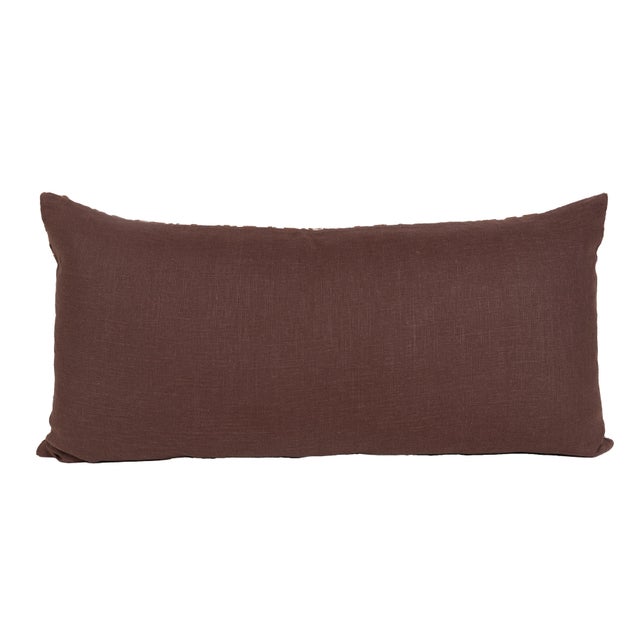 Designer Cut Velvet Leopard Large Lumbar Pillow Cover 15x31 For Sale - Image 4 of 5