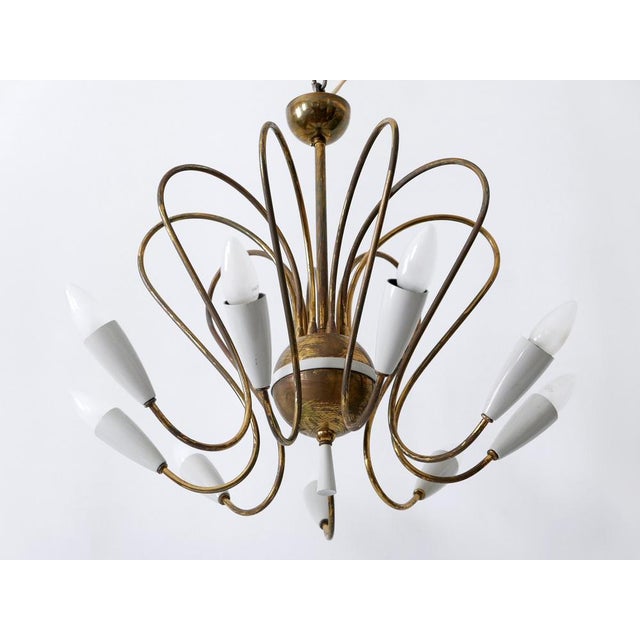 Mid-Century Modern Sputnik Pendant Lamp, 1950s For Sale - Image 9 of 18