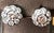 3.6 Carat Diamond vs Quality Flower/Cluster Earring 18k Gold 1 Ct Ea Solitaire For Sale In New York - Image 6 of 8