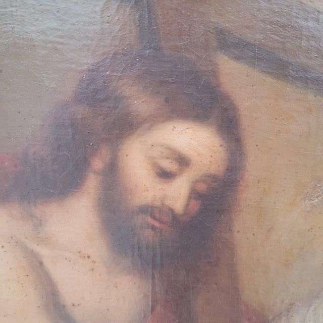 After Murillo, Vision of Saint Francis of Assisi at the Porziuncola, 19th Century, Oil on Canvas For Sale - Image 17 of 18