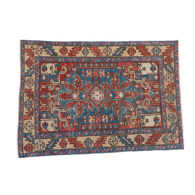 Vintage Karaja Rug - 3'3" X 4'7" For Sale - Image 10 of 10