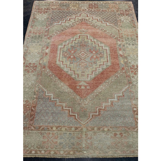 Turkish Vintage Anatolian Rug 3'8" x 5'6" #17570 Explore a curated collection of hallway runners, wool rugs, and handmade...