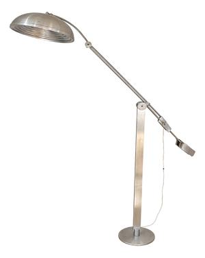 Vintage Italian Adjustable Aluminum Floor Lamp, 1970s