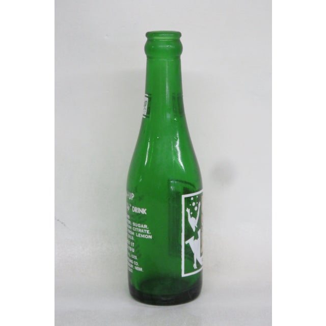 1950s Seven Up 7up 7oz Green Soda Bottle Swim Suited Bubble Girl 4333b For Sale - Image 4 of 10