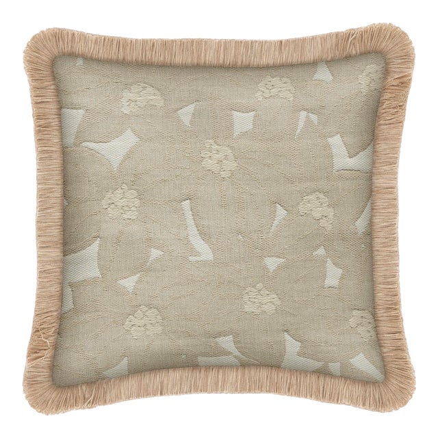 Palais Outdoor Cushion Michelle Sand, 18x18 Inch For Sale