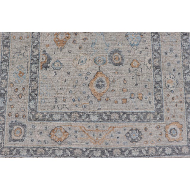 2020s Oushak Rug by Keivan Woven Arts, Hand-Knotted Wool, Afghan, 3'11 X 6'0 For Sale - Image 5 of 12