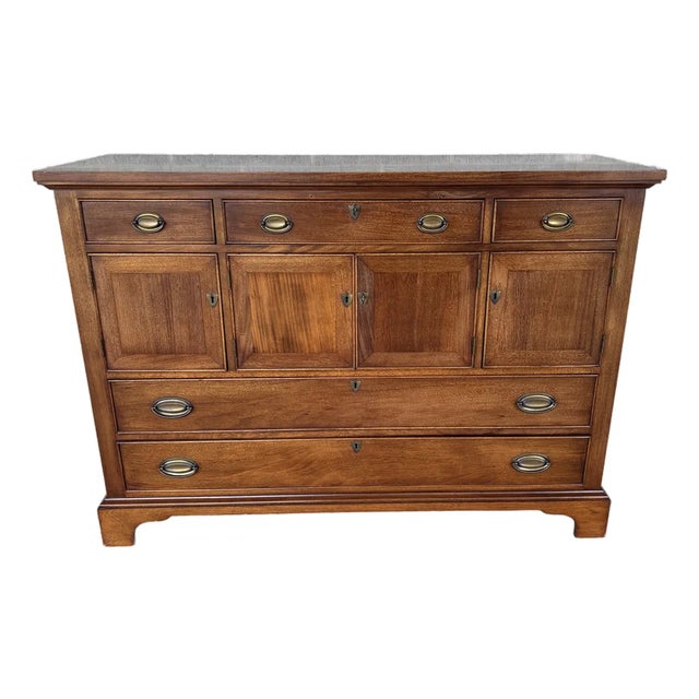Craftique Mahogany Federal Style 54" Sideboard-Buffet For Sale