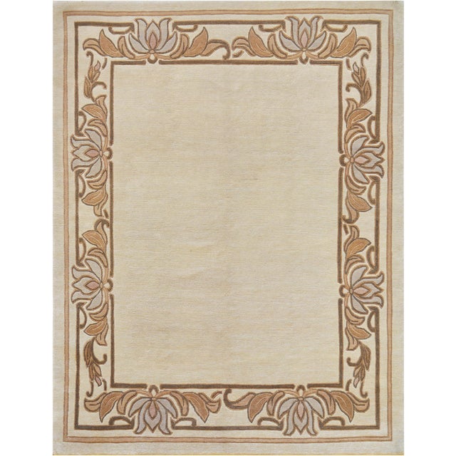 Mansour Fine Handmade Modern Tibetan Rug For Sale