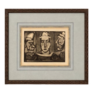 Le Cirque by Georges Rouault, Signed Lithograph, 1931 For Sale