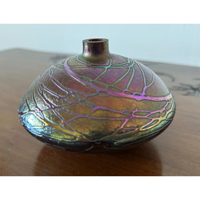 Art Nouveau Spinning Top Vase, Johann Loetz, 1920s For Sale - Image 15 of 16