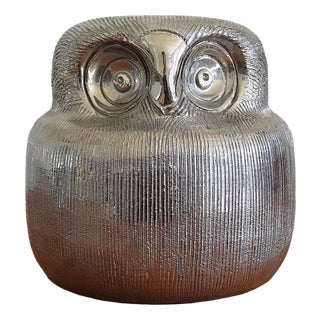 Ceramic Owl by Aldo Londi for Bitossi, 1970s For Sale