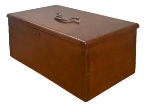 Vintage Keyhole Wooden Box