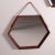 Mirrors with Octagonal Wooden Frame, Set of 2 For Sale - Image 6 of 11