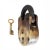 Brass Vintage Brass Padlock, Early 20th Century For Sale - Image 8 of 10