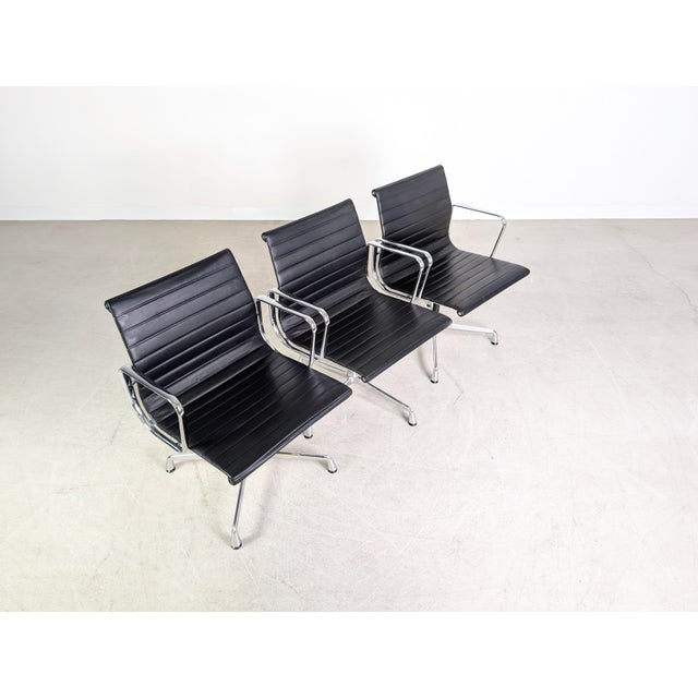 EA 108 Chair in Leather by Charles & Ray Eames for Vitra For Sale - Image 9 of 13