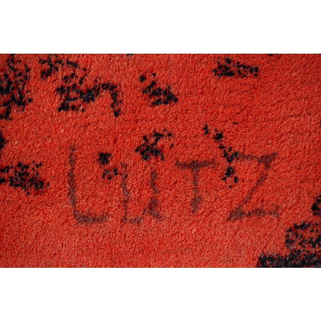 Vintage Tapestry by Lutz De Bré for Ewald Kröner, 1970s For Sale - Image 4 of 10