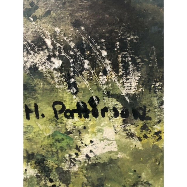 A signed painting in the tradition of Andrew Wyeth, Charles Demuth and John Marin among other great American artists