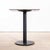 Vintage Black Steel Square Café Table, 1950 For Sale - Image 6 of 9