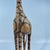 Early 20th Century Giraffe Wood Sculpture on Custom Base For Sale - Image 4 of 6