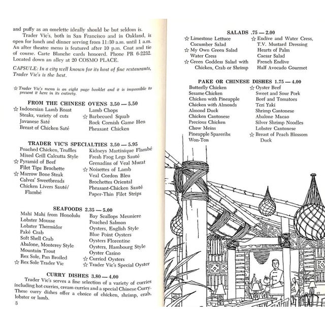 "Restaurants of San Francisco" Book 1963 Picot, Leonce [Edited By] For Sale - Image 11 of 12