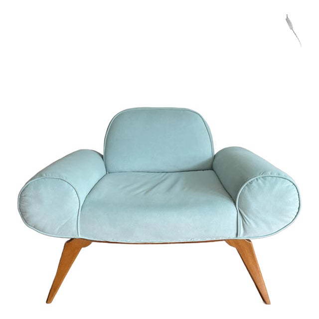 1940s French Royere Style Lounge Chair For Sale