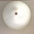 1990s Vintage Ceiling Lamp with Frosted, Segmented Glass Shade on a Brass Mount, 1990s For Sale - Image 5 of 7