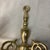 Vintage Solid Brass Double-Arm Wall Sconce – Elegant Traditional Candle Holder For Sale - Image 4 of 6
